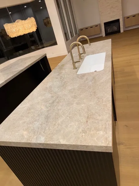 Empty kitchen after a move out clean