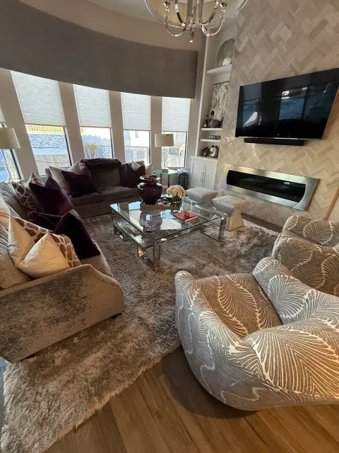 Living room after a Neat N Tidy deep clean